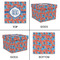 Blue Parrot Gift Boxes with Lid - Canvas Wrapped - X-Large - Approval