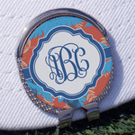 Blue Parrot Golf Ball Marker - Hat Clip