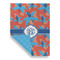 Blue Parrot House Flags - Double Sided - FRONT FOLDED