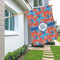 Blue Parrot House Flags - Single Sided - LIFESTYLE