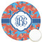 Blue Parrot Icing Circle - Large - Front