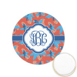 Blue Parrot Printed Cookie Topper - 1.25" (Personalized)