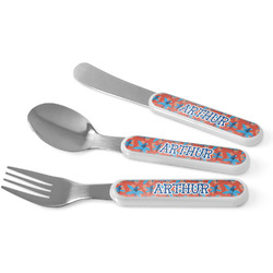 Blue Parrot Kid's Flatware (Personalized)