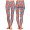 Blue Parrot Ladies Leggings - Front and Back