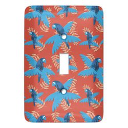 Blue Parrot Light Switch Cover