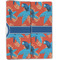 Blue Parrot Linen Placemat - Folded Half (double sided)