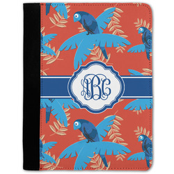 Blue Parrot Notebook Padfolio w/ Monogram