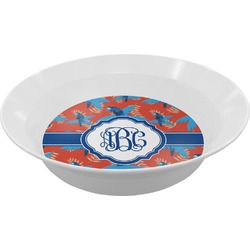 Blue Parrot Melamine Bowl - 12 oz (Personalized)