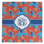 Blue Parrot Microfiber Dish Towel (Personalized)