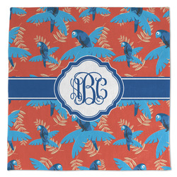 Blue Parrot Microfiber Dish Towel (Personalized)