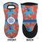 Blue Parrot Neoprene Oven Mitt (Front & Back)