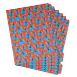 Blue Parrot Binder Tab Divider - Set of 6 (Personalized)