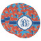 Blue Parrot Round Paper Coaster - Main