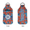 Blue Parrot Sanitizer Holder Keychain - Large APPROVAL (Flat)