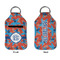 Blue Parrot Sanitizer Holder Keychain - Small APPROVAL (Flat)