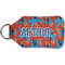 Blue Parrot Sanitizer Holder Keychain - Small (Back)