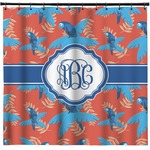 Blue Parrot Shower Curtain - Custom Size (Personalized)