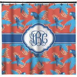 Blue Parrot Shower Curtain - 71" x 74" (Personalized)