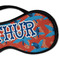 Blue Parrot Sleeping Eye Mask - DETAIL Large