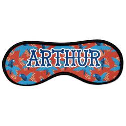 Blue Parrot Sleeping Eye Masks - Large (Personalized)