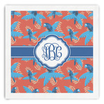 Blue Parrot Paper Dinner Napkins (Personalized)