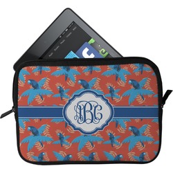 Blue Parrot Tablet Case / Sleeve - Small (Personalized)
