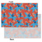 Blue Parrot Tissue Paper - Heavyweight - Small - Front & Back