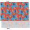 Blue Parrot Tissue Paper - Heavyweight - XL - Front & Back