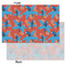 Blue Parrot Tissue Paper - Lightweight - Small - Front & Back