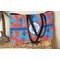 Blue Parrot Tote w/Black Handles - Lifestyle View