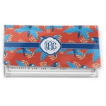 Blue Parrot Vinyl Checkbook Cover (Personalized)