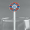 Blue Parrot White Plastic 5.5" Stir Stick - Round - Main