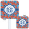 Blue Parrot White Plastic Stir Stick - Double Sided - Approval