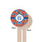 Blue Parrot Wooden 7.5" Stir Stick - Round - Single Sided - Front & Back