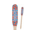 Blue Parrot Wooden Food Pick - Paddle - Closeup