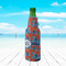 Blue Parrot Zipper Bottle Cooler - LIFESTYLE