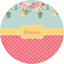 Easter Birdhouses Multipurpose Round Labels - 1" (Personalized)