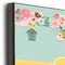 Easter Birdhouses 12x12 Wood Print - Closeup