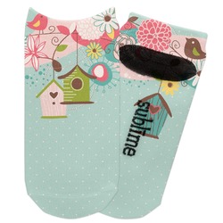 Easter Birdhouses Adult Ankle Socks