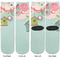 Easter Birdhouses Adult Crew Socks - Double Pair - Front and Back - Apvl