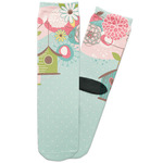 Easter Birdhouses Adult Crew Socks