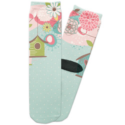 Easter Birdhouses Adult Crew Socks