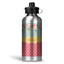 Easter Birdhouses Water Bottles - 20 oz - Aluminum (Personalized)