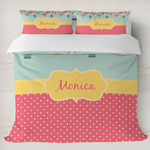 Easter Birdhouses Duvet Cover Set - King (Personalized)