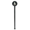 Easter Birdhouses Black Plastic 7" Stir Stick - Round - Single Stick