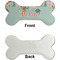 Easter Birdhouses Ceramic Flat Ornament - Bone Front & Back Single Print (APPROVAL)