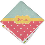 Easter Birdhouses Cloth Napkin w/ Name or Text