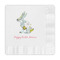 Easter Birdhouses Embossed Decorative Napkins (Personalized)