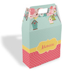 Easter Birdhouses Gable Favor Box (Personalized)