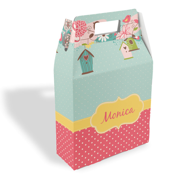 Custom Easter Birdhouses Gable Favor Box (Personalized)